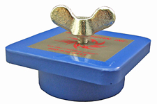 blue round magnet